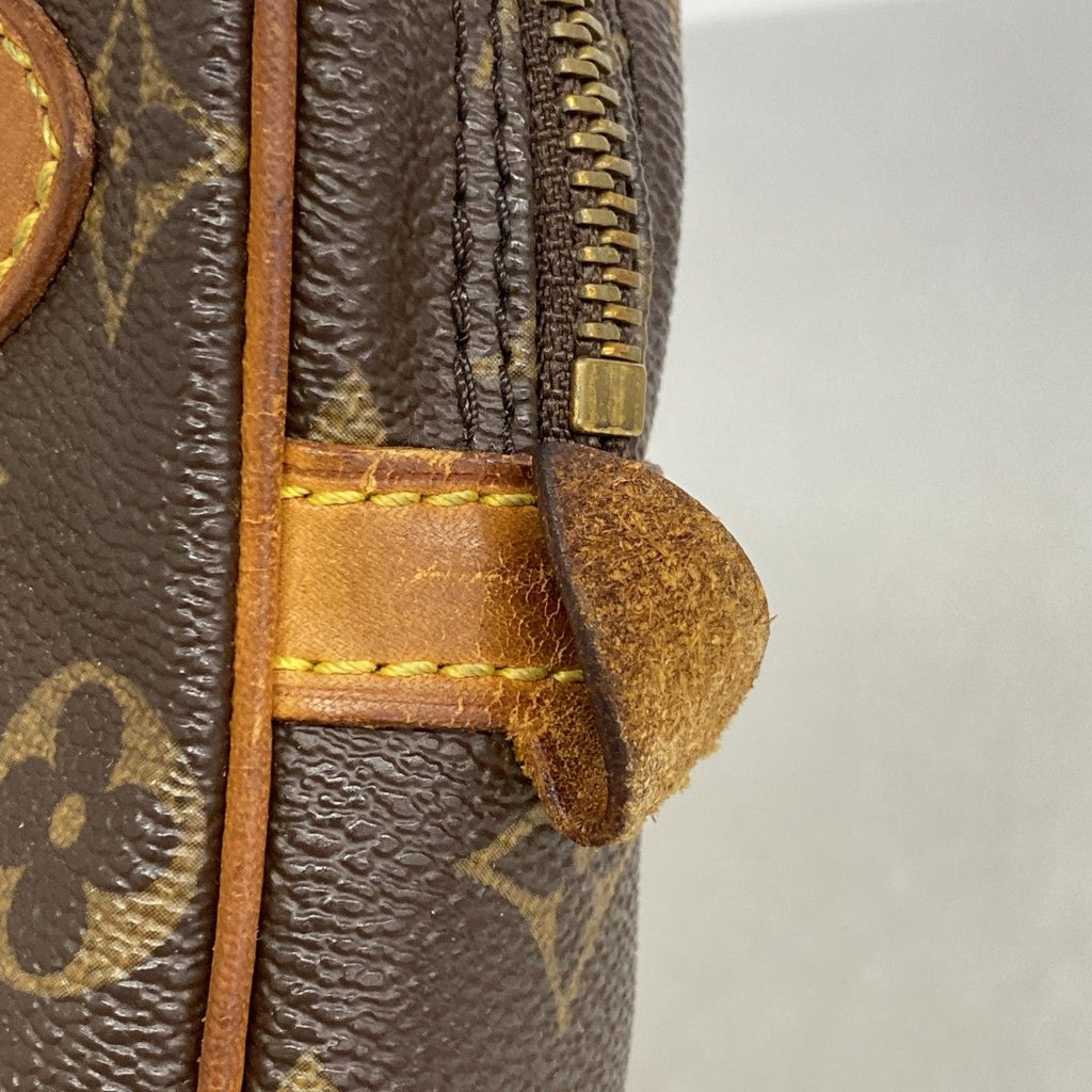 Louis Vuitton Clutch Monogram Marly Dragonne GM Brown — view 7