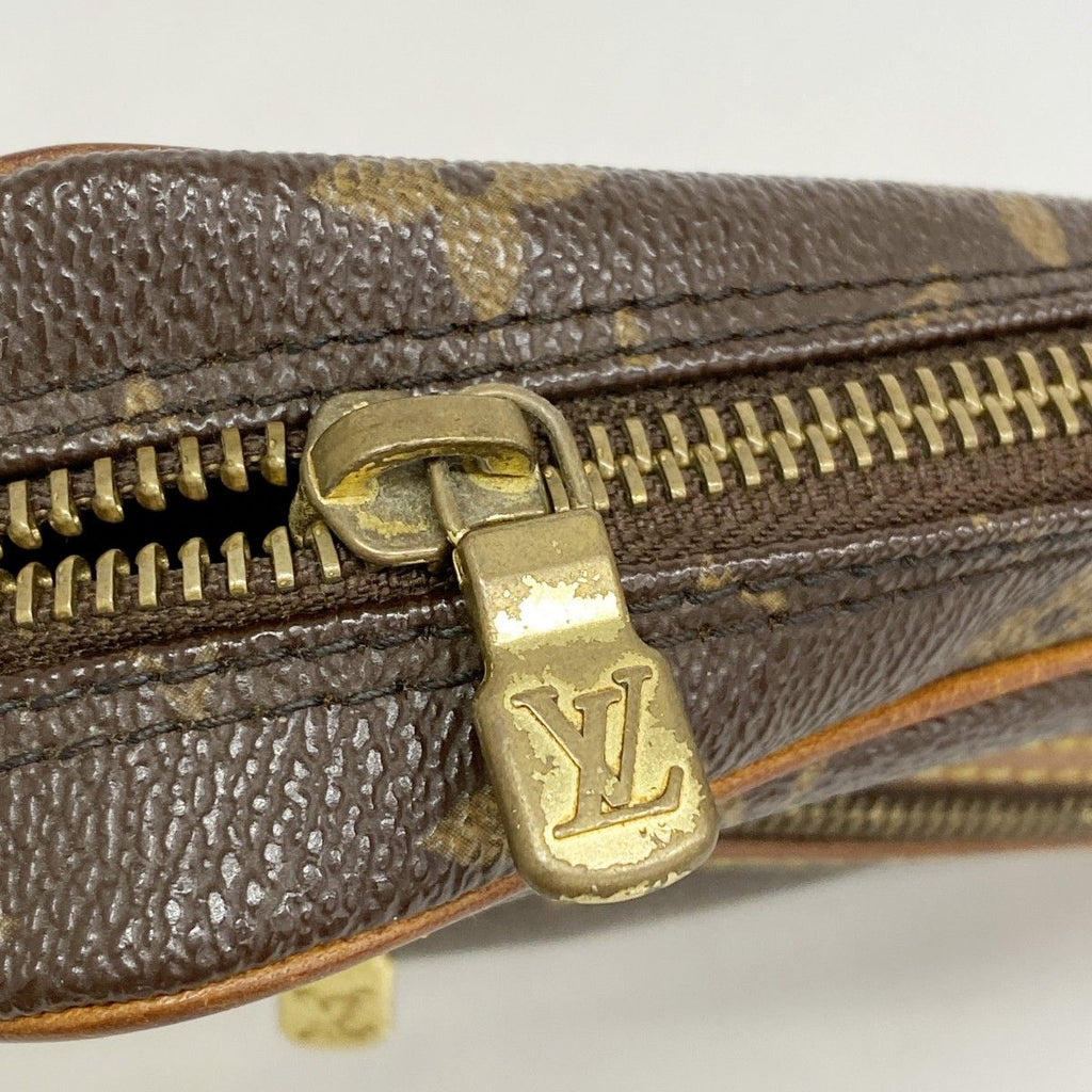 Louis Vuitton Clutch Monogram Marly Dragonne GM Brown — view 8