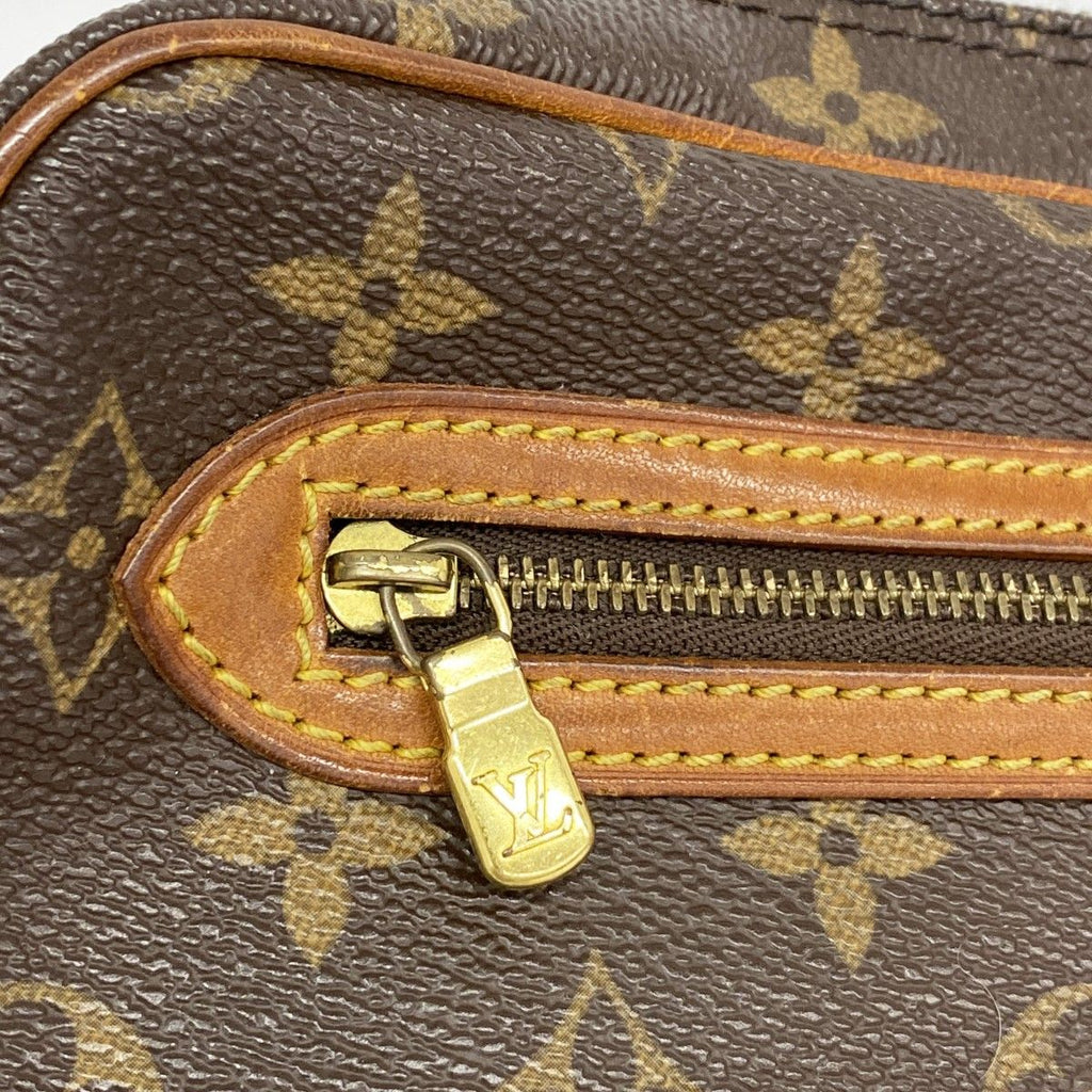 Louis Vuitton Clutch Monogram Marly Dragonne GM Brown — view 9