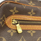 Louis Vuitton Clutch Monogram Marly Dragonne GM Brown — view 9