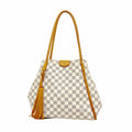 Louis Vuitton Shoulder Bag Damier Azur Propriano White