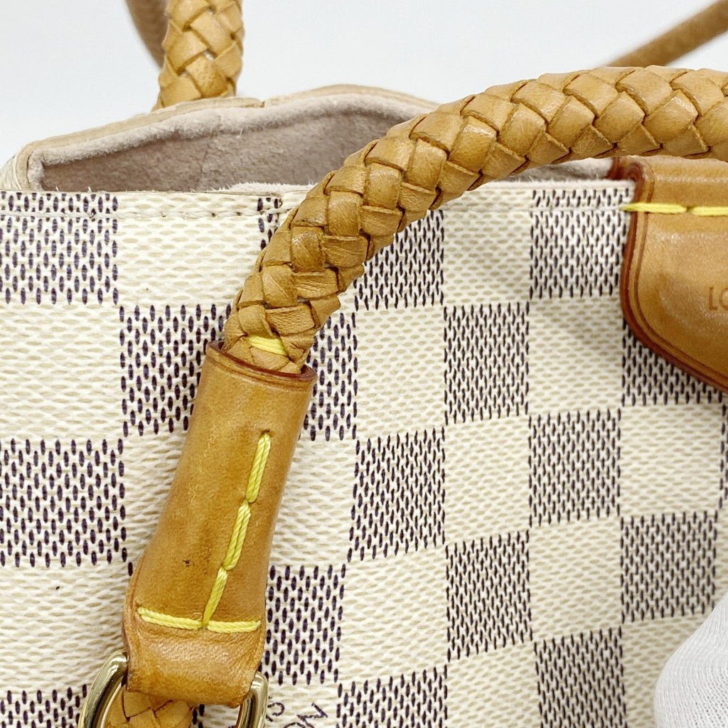 Louis Vuitton Shoulder Bag Damier Azur Propriano White — view 9