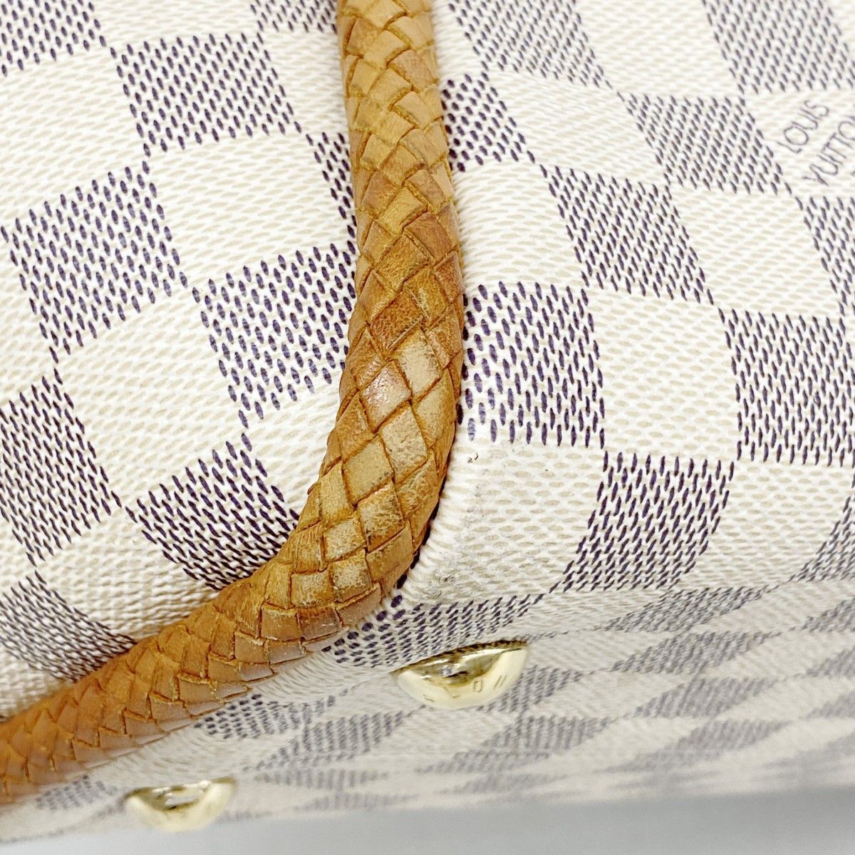 Louis Vuitton Shoulder Bag Damier Azur Propriano White — view 6