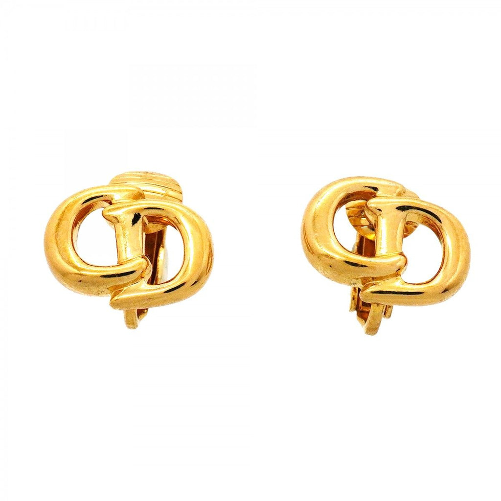 Dior Earrings CD Logo Gold Plated