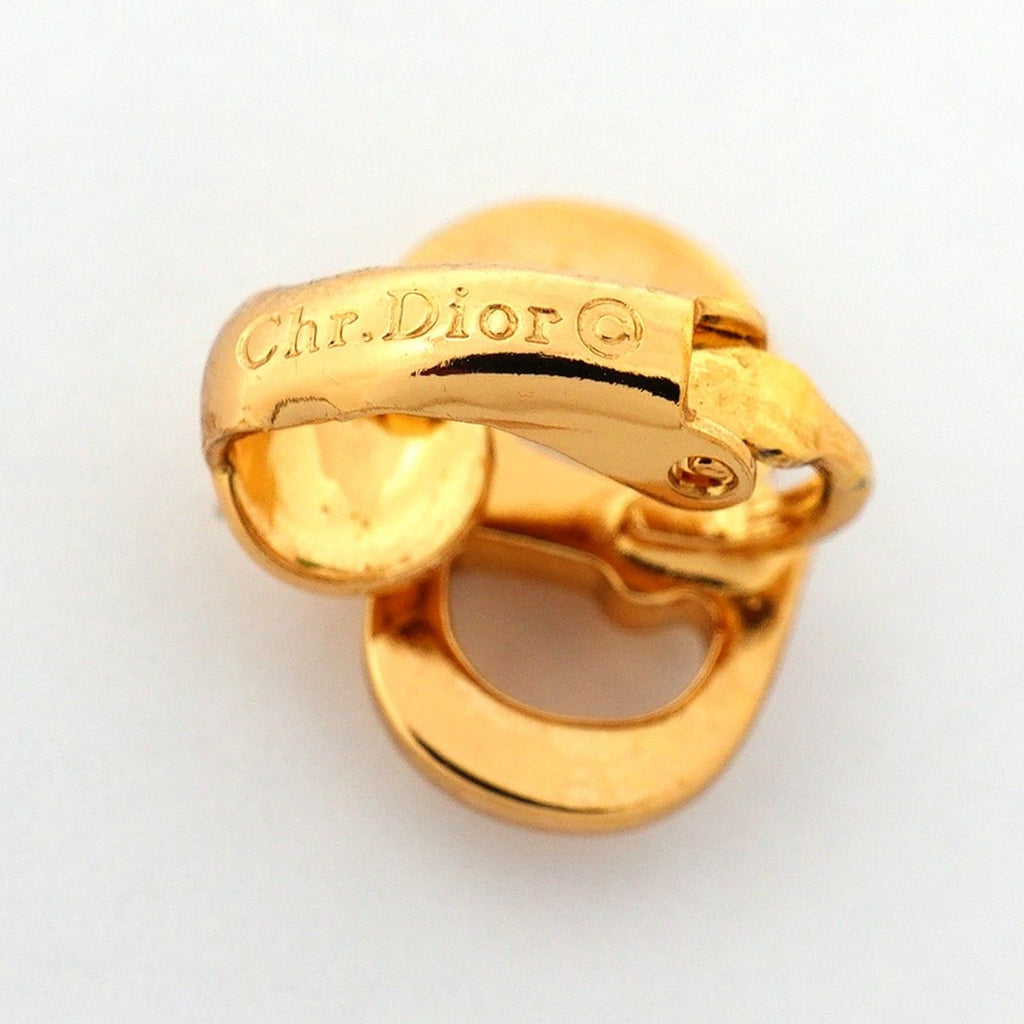Dior Earrings CD Logo Gold Plated — view 4