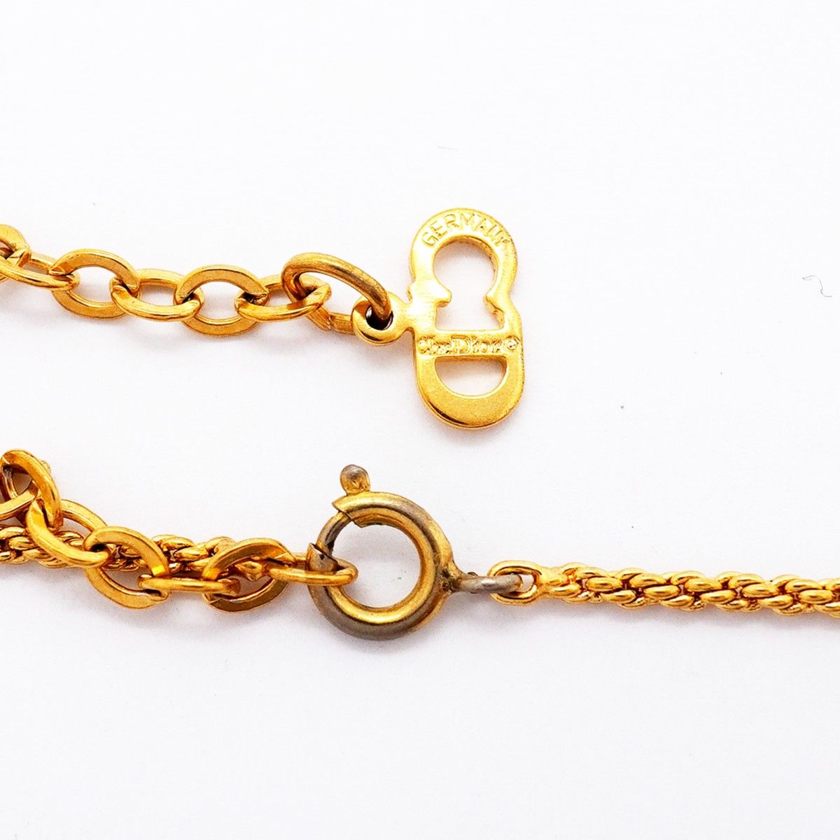 Dior Necklace CD Logo Gold Plated — view 4