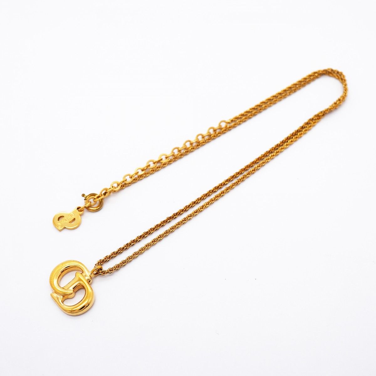 Dior Necklace CD Logo Gold Plated — view 3