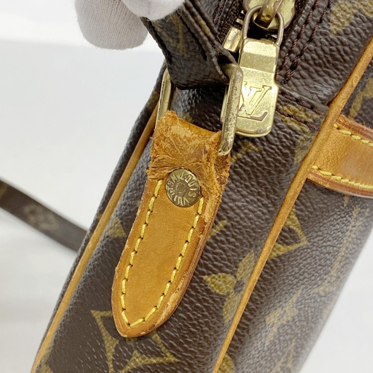 Louis Vuitton Shoulder Bag Monogram Danube Brown — view 6