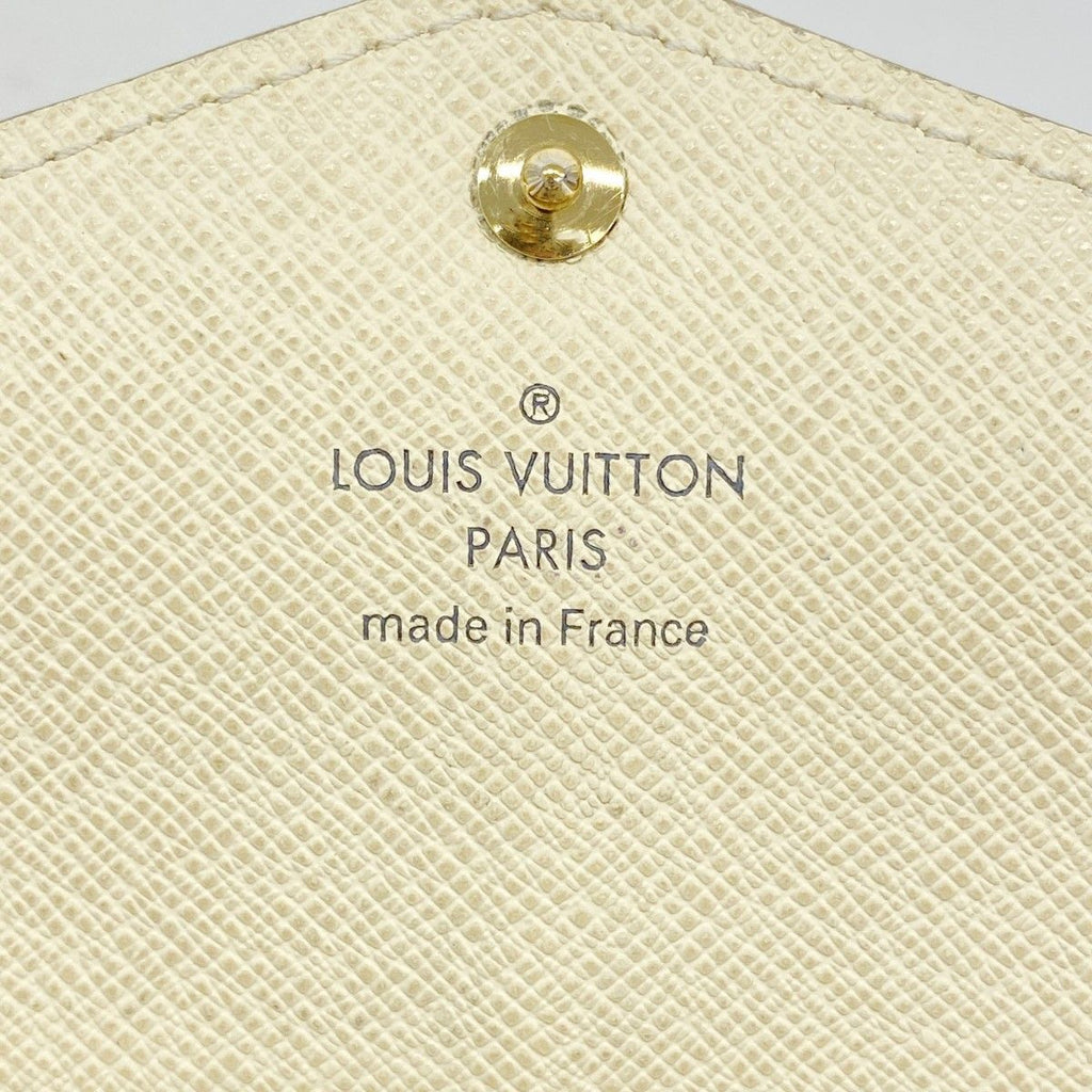 Louis Vuitton Wallet Damier Azur Portefeuille Sarah White — view 4