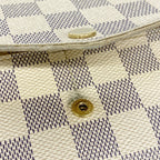 Louis Vuitton Wallet Damier Azur Portefeuille Sarah White — view 9