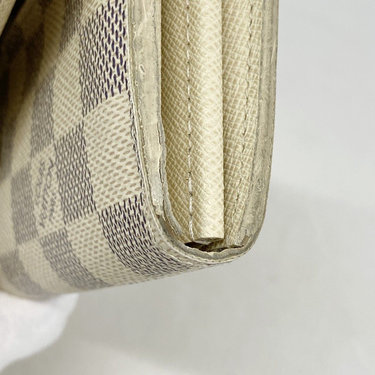 Louis Vuitton Wallet Damier Azur Portefeuille Sarah White — view 7