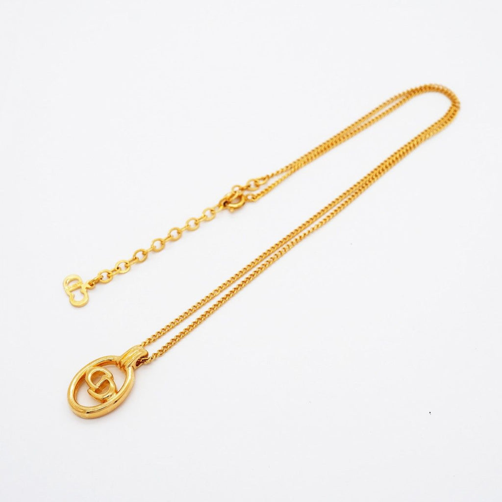 Dior Necklace CD Logo Gold Plated — view 3