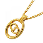 Dior Necklace CD Logo Gold Plated