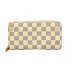 Louis Vuitton Wallet Damier Azur Zippy White