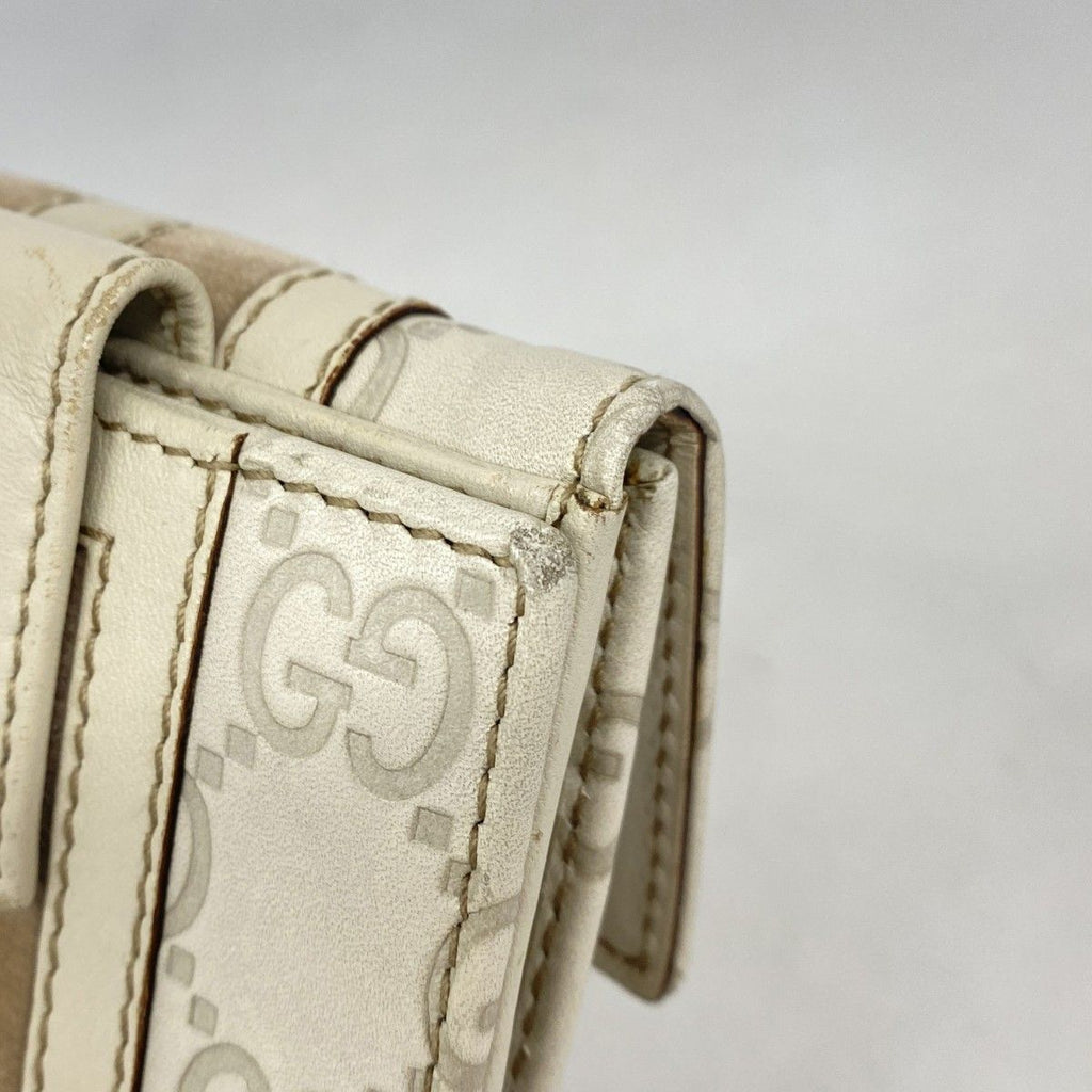 Gucci Wallet Guccissima Leather Beige Gold — view 5