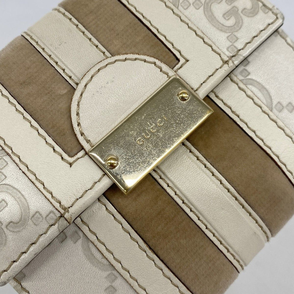 Gucci Wallet Guccissima Leather Beige Gold — view 8