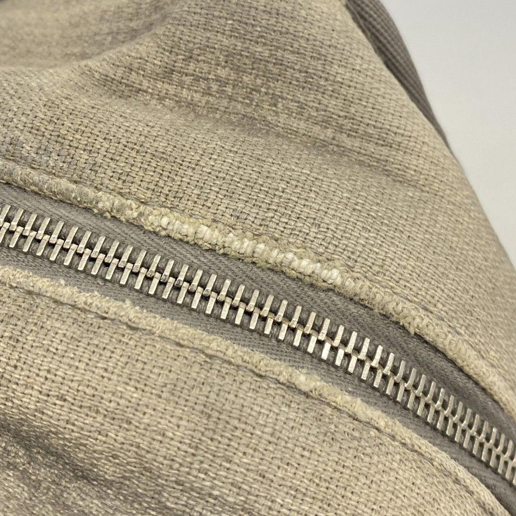 Chanel Handbag Deauville Canvas Gray Silver 2-Way — view 6