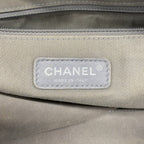 Chanel Handbag Deauville Canvas Gray Silver 2-Way — view 5