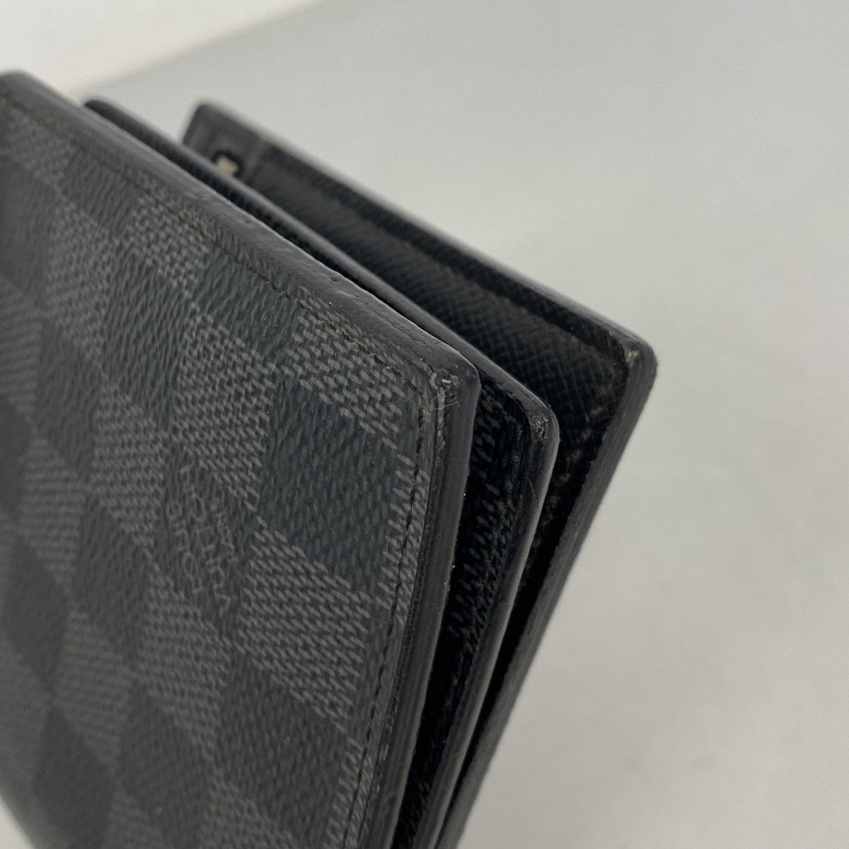 Louis Vuitton Wallet Damier Graphite Portefeuille Amerigo NM Black — view 6
