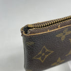 Louis Vuitton Coin Case Monogram Pochette Cles Brown — view 5