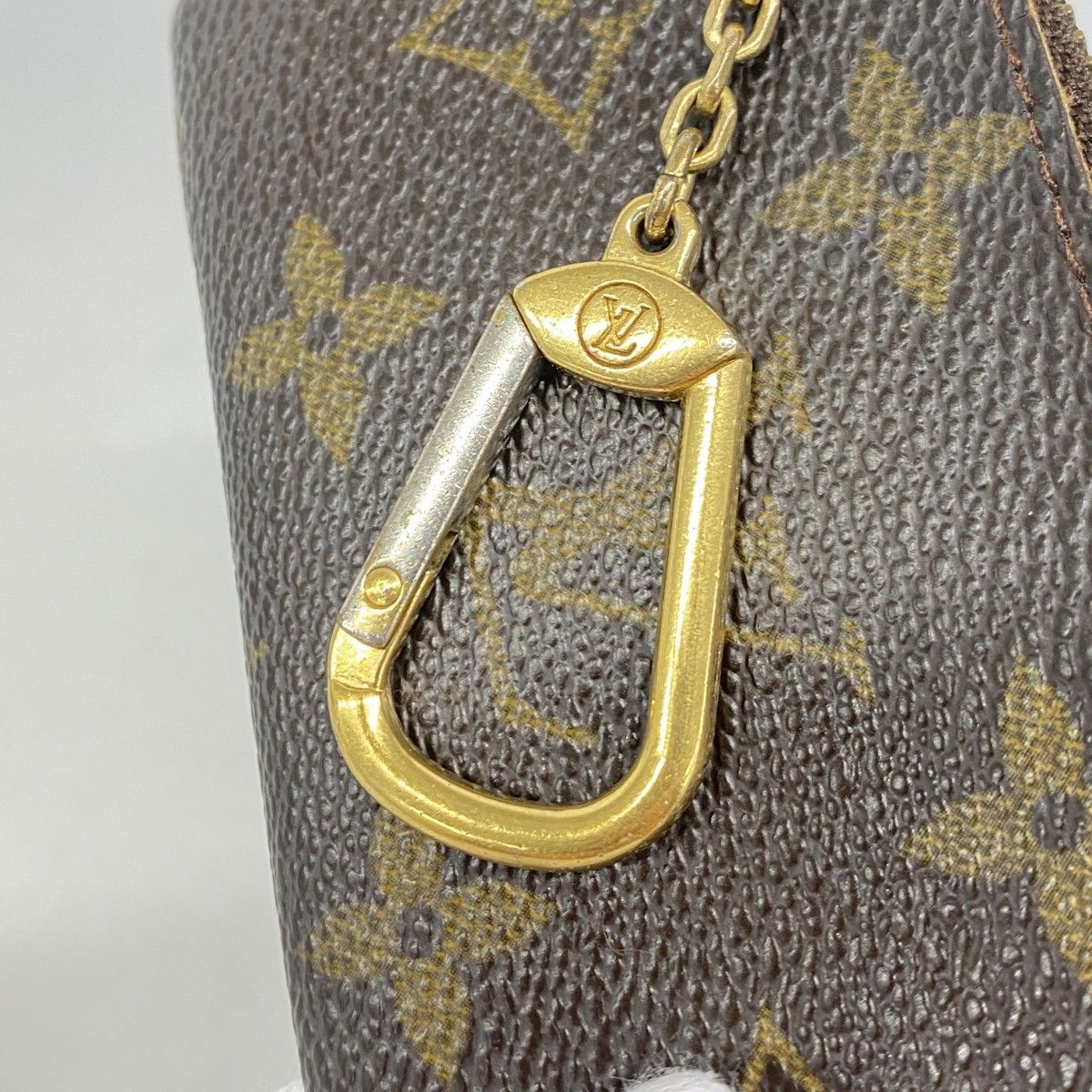 Louis Vuitton Coin Case Monogram Pochette Cles Brown — view 8