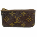 Louis Vuitton Coin Case Monogram Pochette Cles Brown