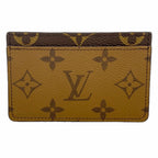 Louis Vuitton Card Case Monogram Reverse Holder Sample Brown