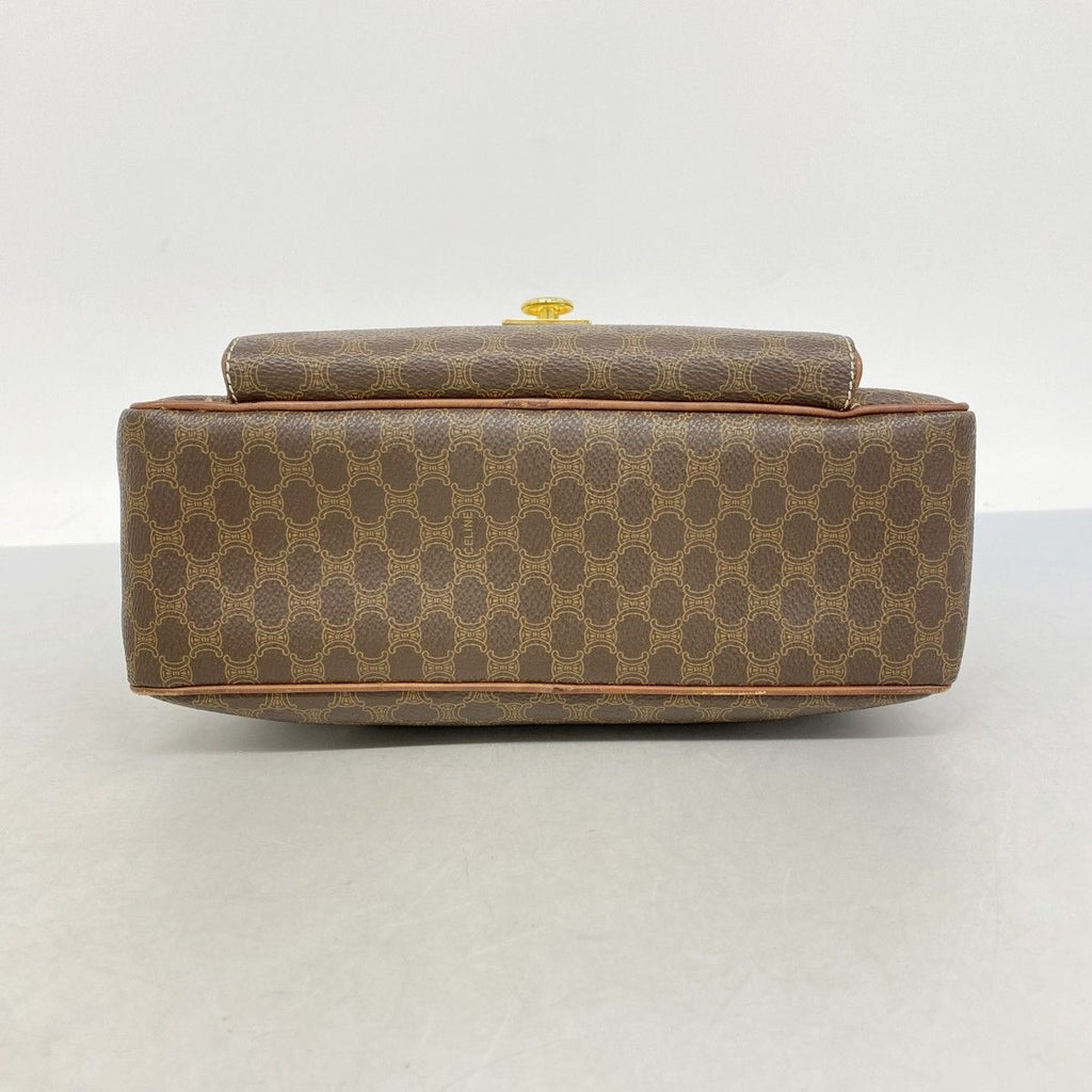 Celine Handbag Macadam Brown Gold — view 3