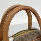 Celine Handbag Macadam Brown Gold — view 8