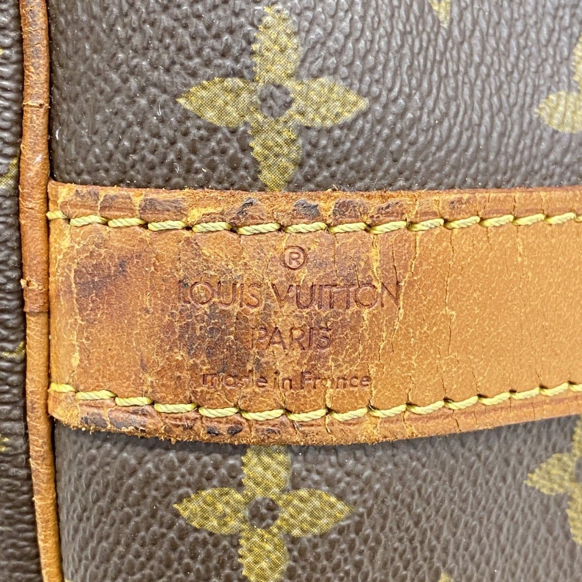Louis Vuitton Boston Bag Monogram Keepall Bandouliere 60 Brown — view 5