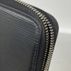 Louis Vuitton Wallet Epi Zippy Vertical Noir — view 6