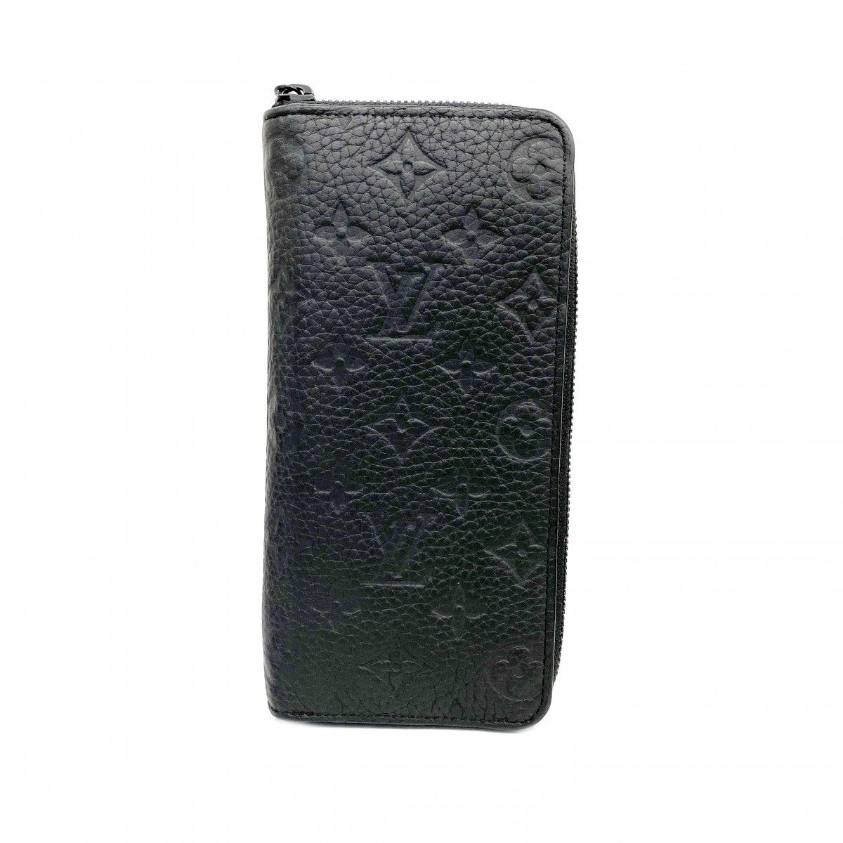 Louis Vuitton Wallet Taurillon Zippy Vertical Black