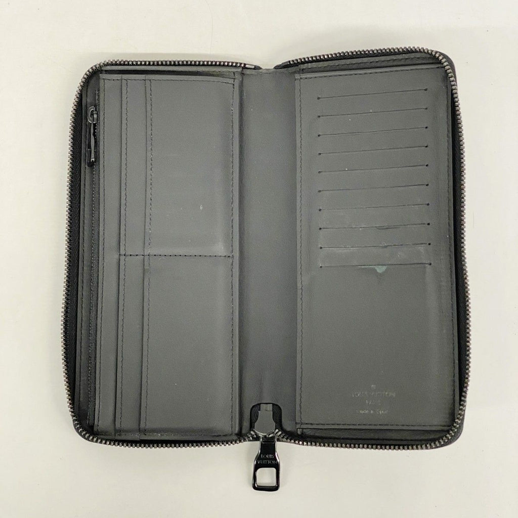 Louis Vuitton Wallet Taurillon Zippy Vertical Black — view 3