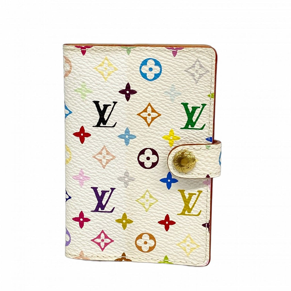 Louis Vuitton Notebook Cover Monogram Multicolor Agenda Mini Blanc