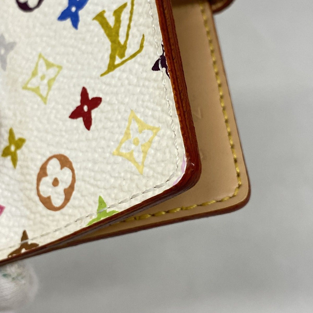 Louis Vuitton Notebook Cover Monogram Multicolor Agenda Mini Blanc — view 6