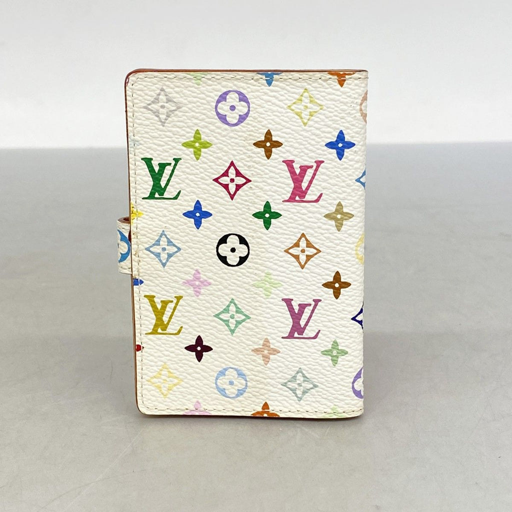Louis Vuitton Notebook Cover Monogram Multicolor Agenda Mini Blanc — view 8