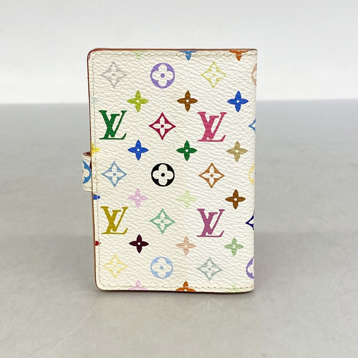 Louis Vuitton Notebook Cover Monogram Multicolor Agenda Mini Blanc — view 8