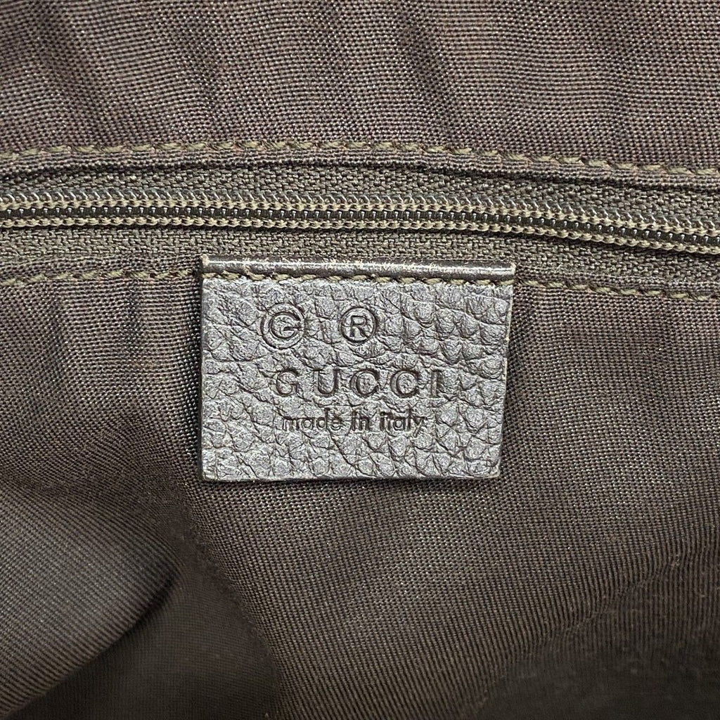 Gucci Tote GG Crystal Beige Brown Champagne Gold — view 5