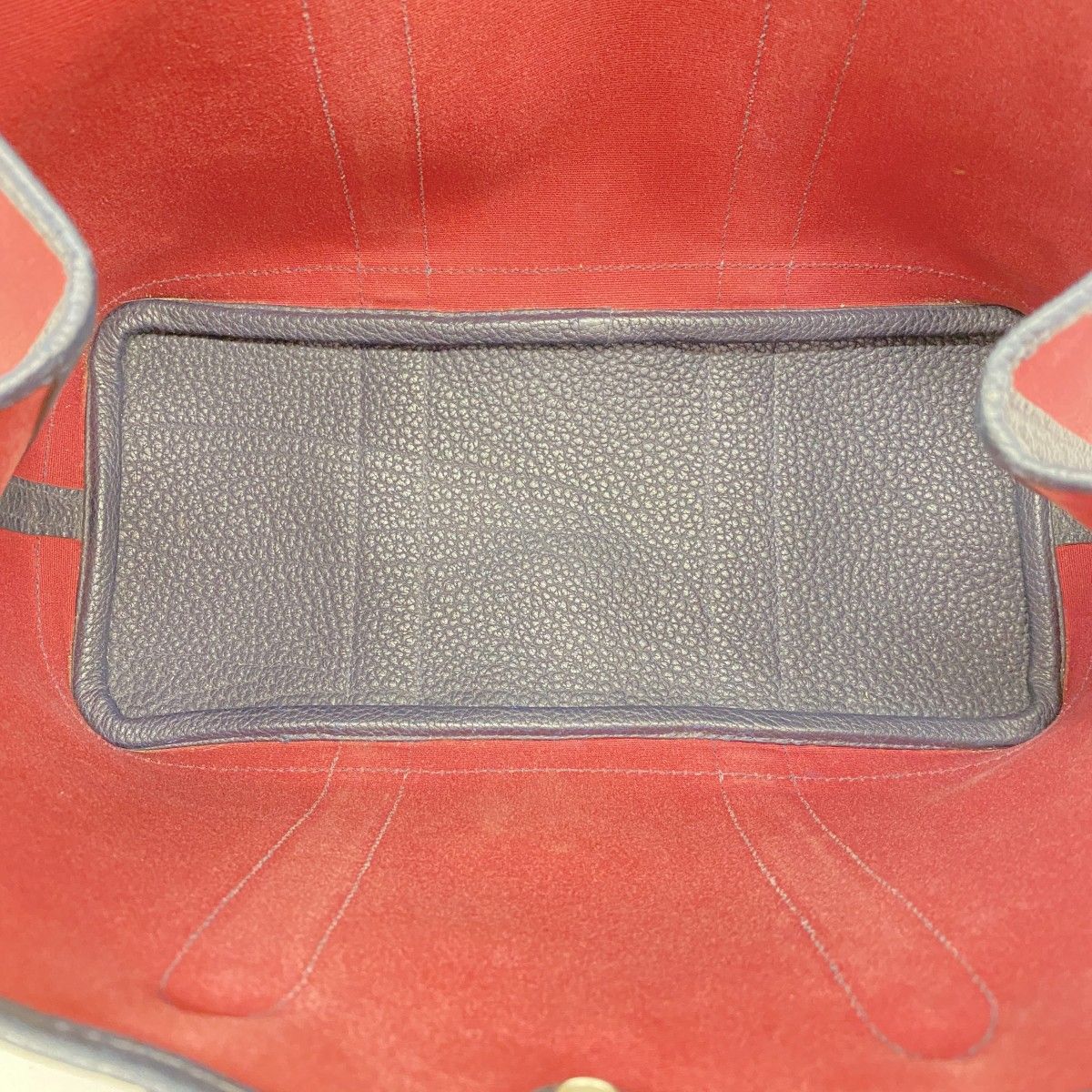 Hermes Tote Garden Party TPM Toile Officier Black Red Silver — view 4