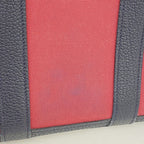 Hermes Tote Garden Party TPM Toile Officier Black Red Silver — view 9
