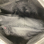 Chanel Handbag Choco Bar Lambskin Black Silver — view 4