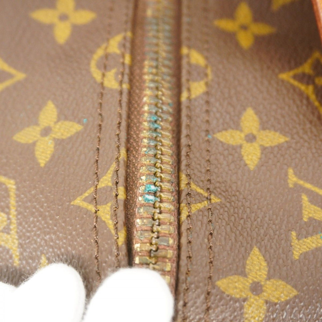 Louis Vuitton Boston Bag Monogram Keepall 55 Brown — view 8