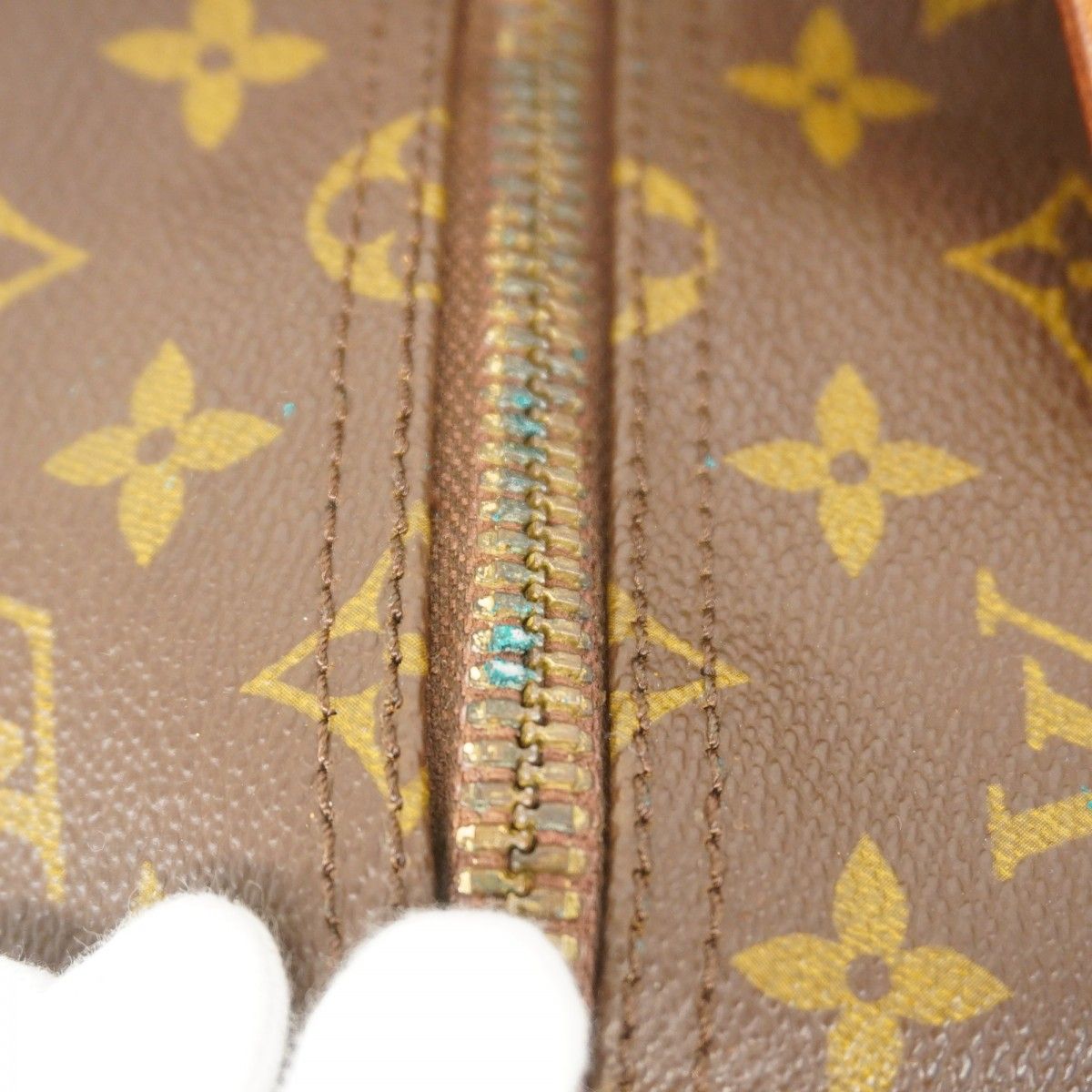 Louis Vuitton Boston Bag Monogram Keepall 55 Brown — view 8