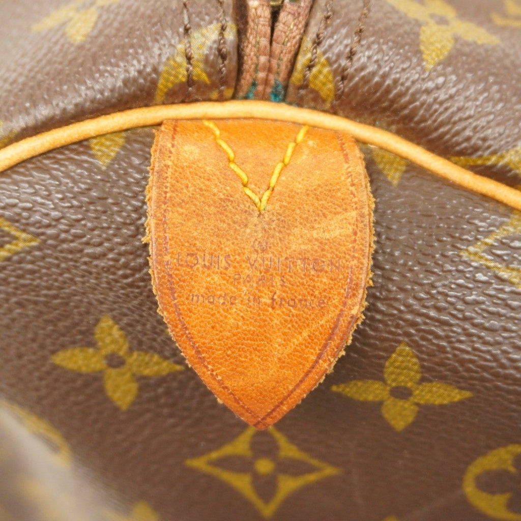 Louis Vuitton Boston Bag Monogram Keepall 55 Brown — view 5