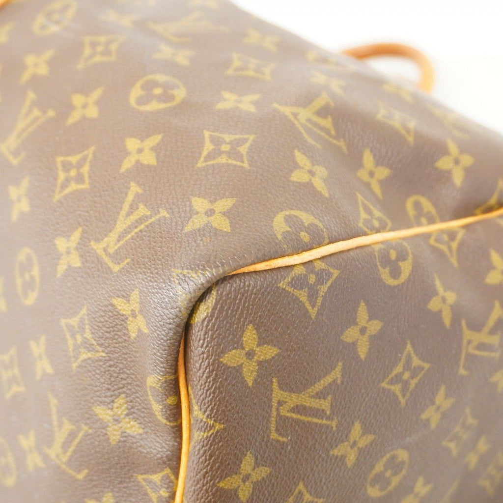 Louis Vuitton Boston Bag Monogram Keepall 55 Brown — view 6