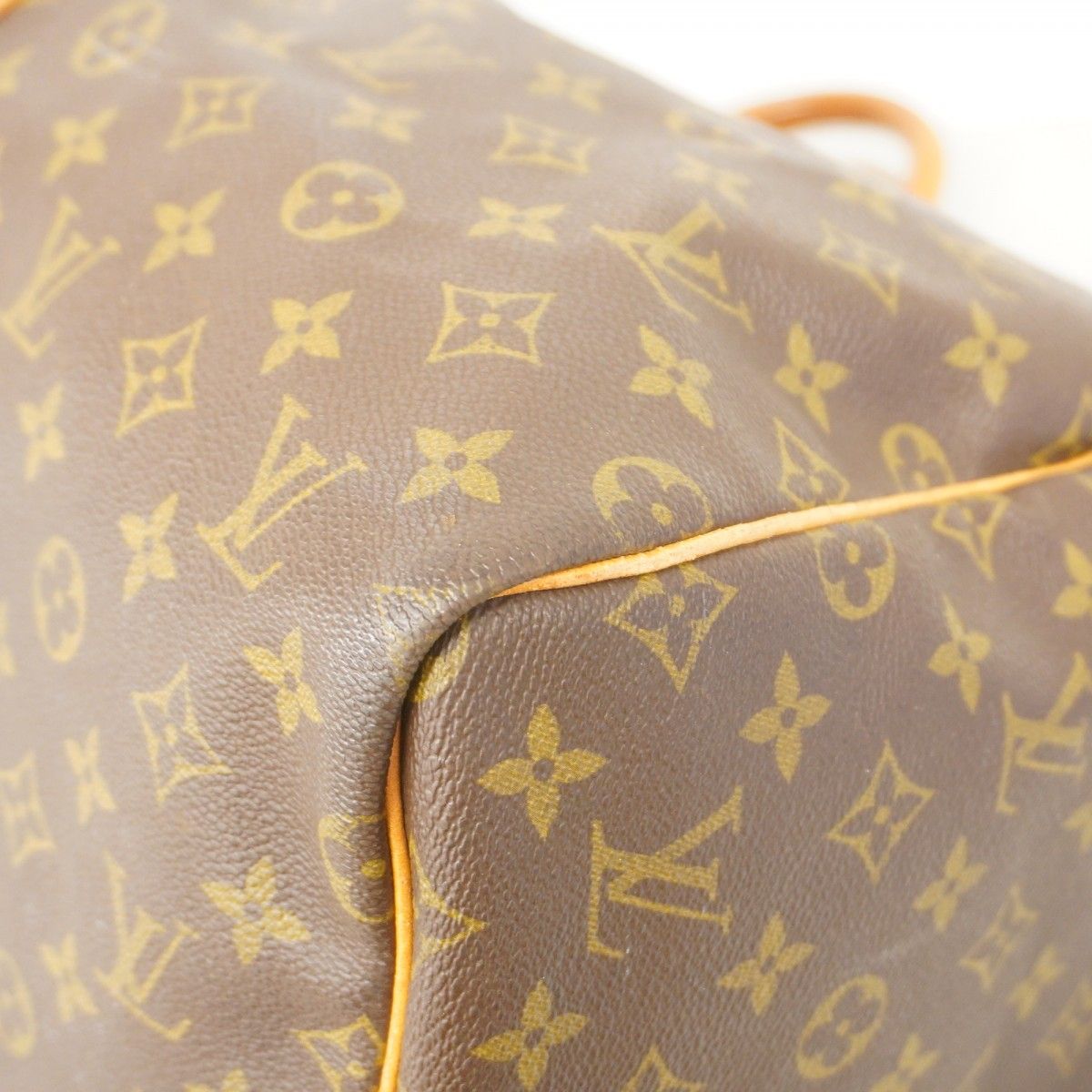 Louis Vuitton Boston Bag Monogram Keepall 55 Brown — view 6