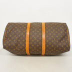 Louis Vuitton Boston Bag Monogram Keepall 55 Brown — view 3