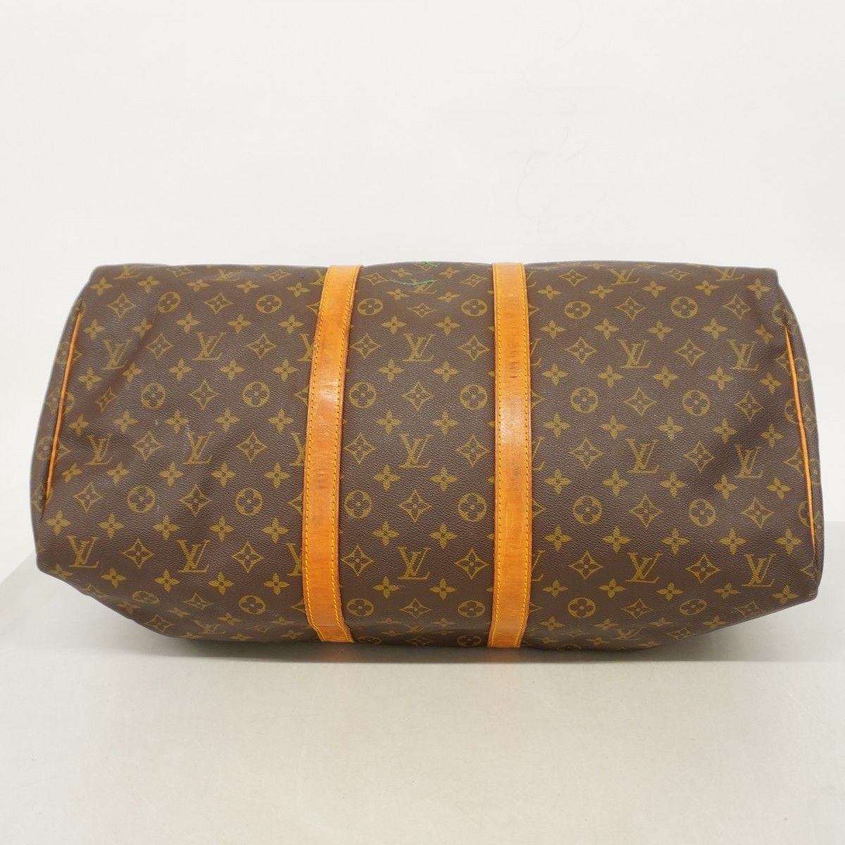 Louis Vuitton Boston Bag Monogram Keepall 55 Brown — view 3