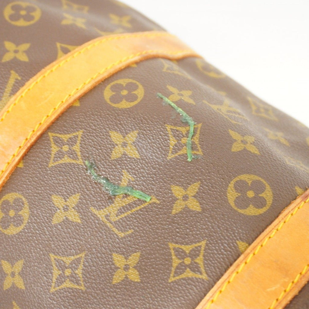 Louis Vuitton Boston Bag Monogram Keepall 55 Brown — view 7