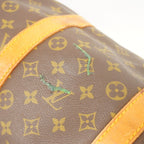 Louis Vuitton Boston Bag Monogram Keepall 55 Brown — view 7